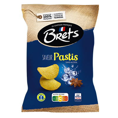 Chips Brets ondulées saveur Pastis 125 g