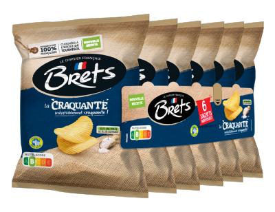 Chips Brets Nature Craquante 6*25g