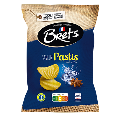 Chips Brets ondulées saveur Pastis 125 g