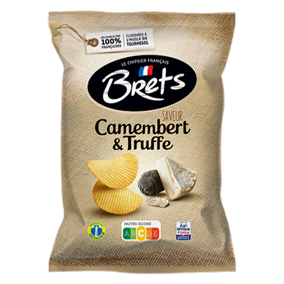 Chips Brets ondulée saveur Camembert et truffe125g