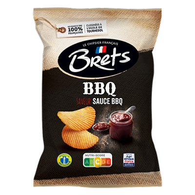 Chips Brets ondulées saveur Sauce BBQ 125 g