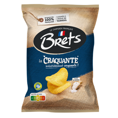 Chips Brets La Craquante au sel de Guérande 125 g