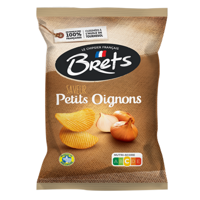 Chips Brets ondulées saveur Petits Oignons 125 g