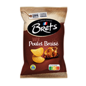 Chips Brets ondul�es saveur Poulet Brais� 40g