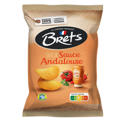 Chips Brets ondulée saveur Sauce Andalouse 125g