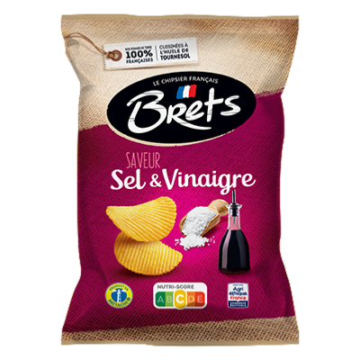 Chips Brets ondulées saveur Sel & Vinaigre 125 g
