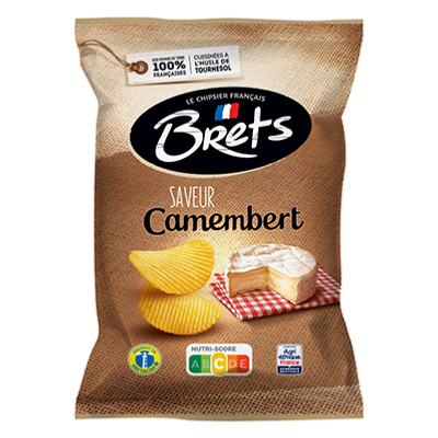 Chips Brets ondulées saveur Camembert 125g