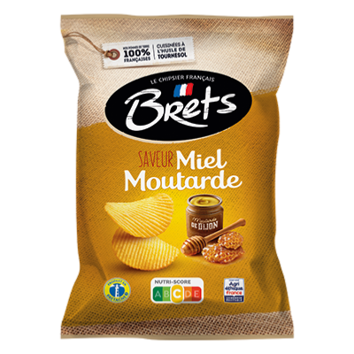 Chips Brets ondulées saveur Miel Moutarde 125g