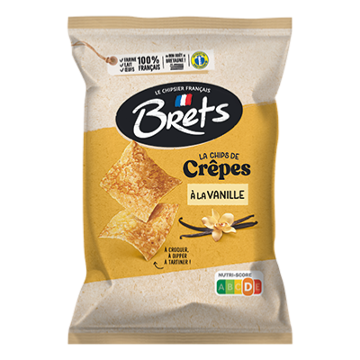 Brets Chips de Crêpes à la Vanille - 100g