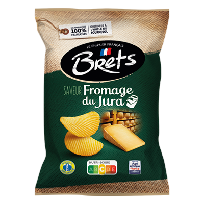 Chips Brets ondulées au Fromage du Jura 125 g