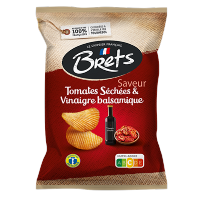 	Chips Brets ondulées saveur Tomates séchées et Vinaigre Balsamique 125 g