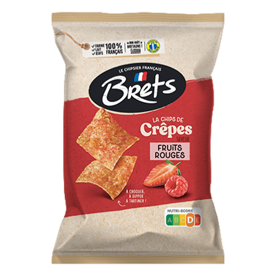 Brets Chips de Crêpes Fruits Rouges - 100g