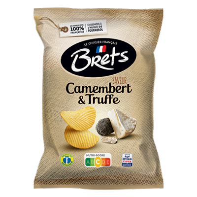 Chips Brets ondulée saveur Camembert et truffe125g