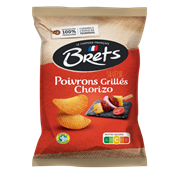 Chips Brets ondulées saveur Poivrons Grillés Chorizo 125 g