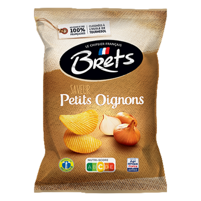 Chips Brets ondulées saveur Petits Oignons 125 g