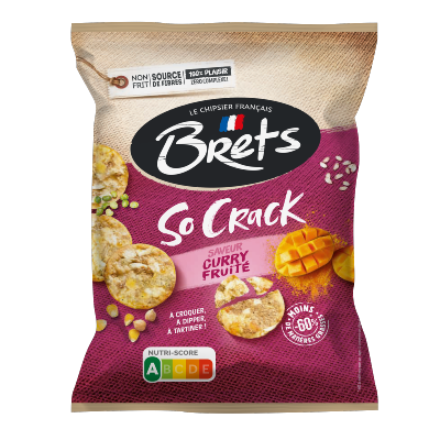 Brets So Crack Curry Fruité 70g