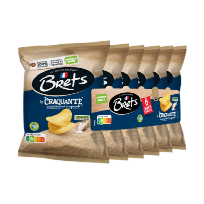 Chips Brets Nature Craquante 6*25g