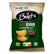 Chips Brets ondulées saveur BBQ & Jalapeño - 125 g