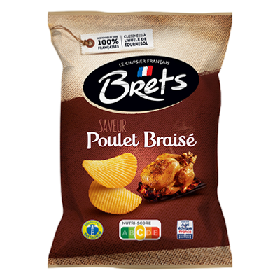 Chips Brets ondulées saveur Poulet braisé 125 g