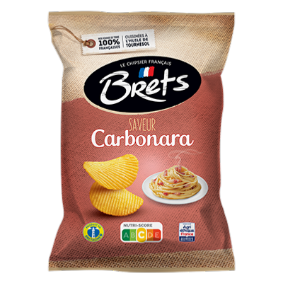 Chips Brets ondulées saveur Carbonara - 125 g