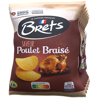 Chips Brets Aro Poulet braisé 6*25g