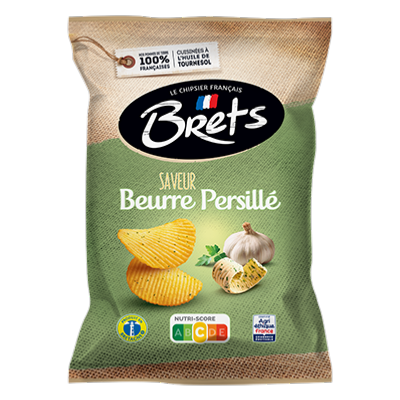 Chips Brets ondulées saveur beurre persillé - 125 g